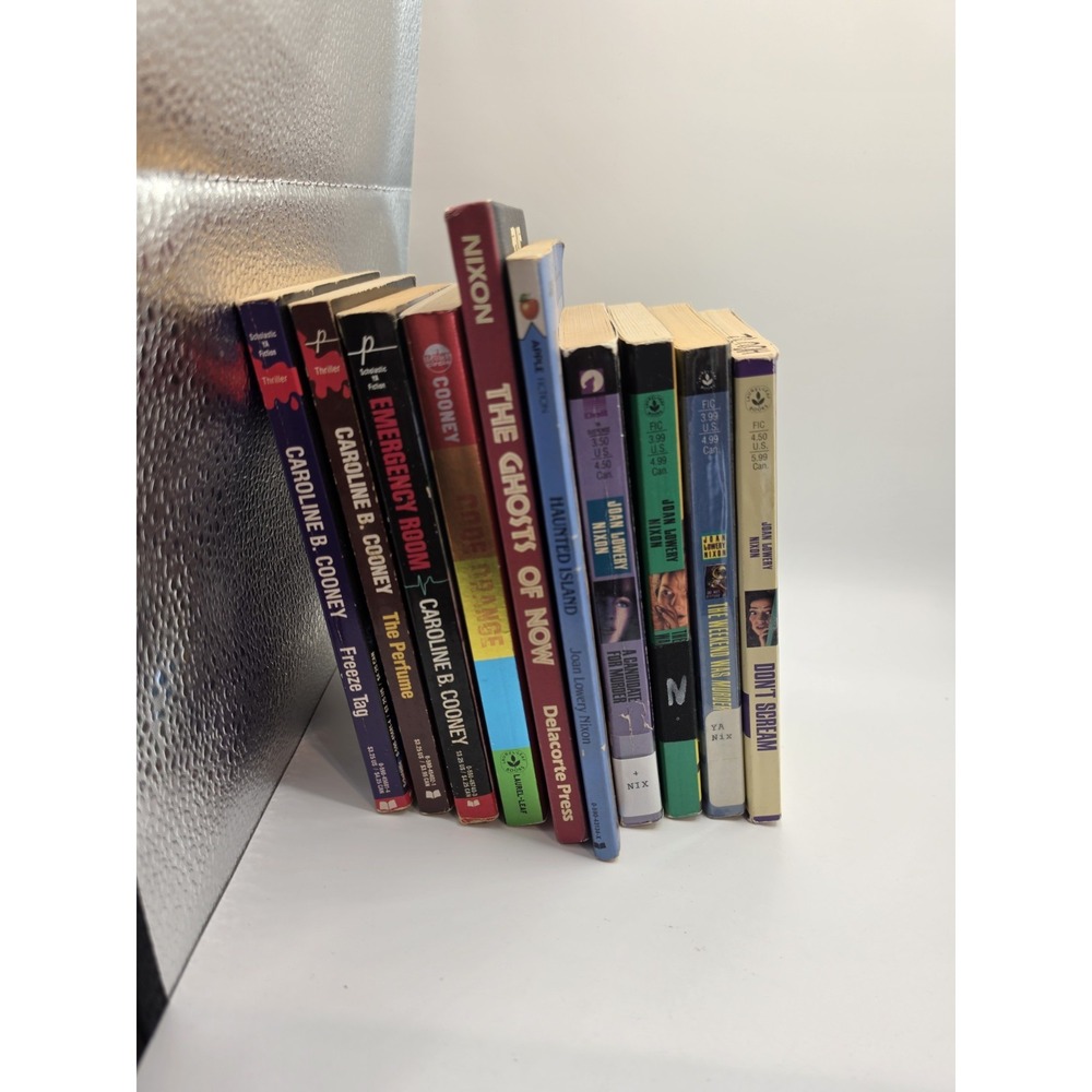 Lot Of Caroline B Cooney And Joan Lowry Nixon 10 Books YA Thrillers Vintage